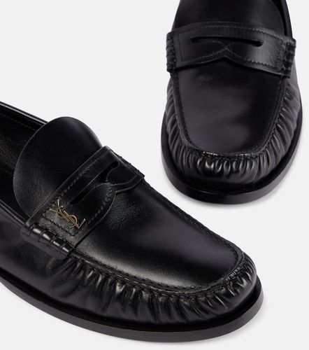Mocassins Laurent en cuir - Saint Laurent - Modalova