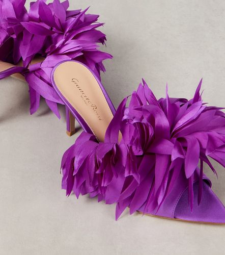 Mules Daniah 85 en crêpe de satin - Gianvito Rossi - Modalova