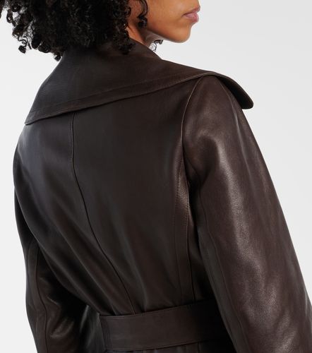 Alaïa Trench-coat en cuir - Alaia - Modalova
