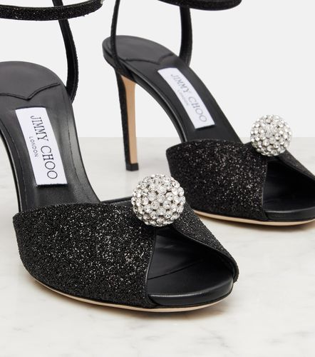 Sandales Sacora 85 à paillettes - Jimmy Choo - Modalova
