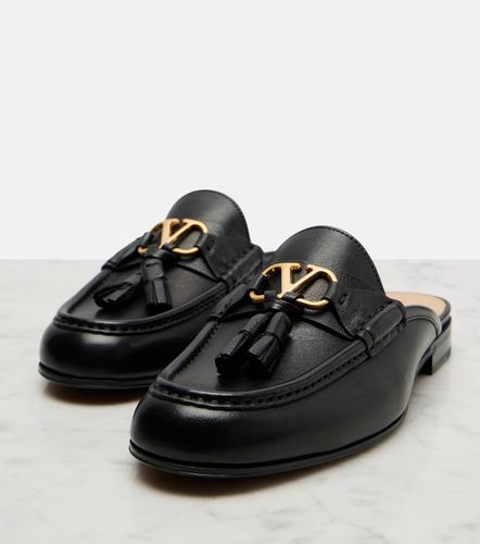 Mules VLogo en cuir - Valentino Garavani - Modalova