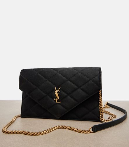 Sac Paris Mini en satin matelassé - Saint Laurent - Modalova