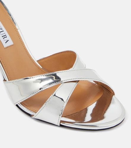 Sandales Divine 85 en cuir métallisé - Aquazzura - Modalova