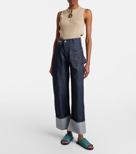 Jean straight Twisted à broderie - JW Anderson - Modalova