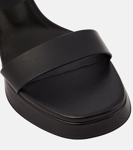 Mules Buckle Slide à plateforme en cuir - Proenza Schouler - Modalova