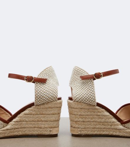 Espadrilles compensées Espadrahi à effet raphia - Manolo Blahnik - Modalova