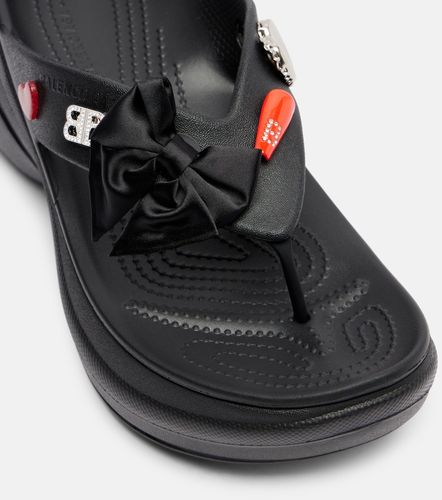 X Crocs – Tongs à plateforme Jibbitz - Balenciaga - Modalova