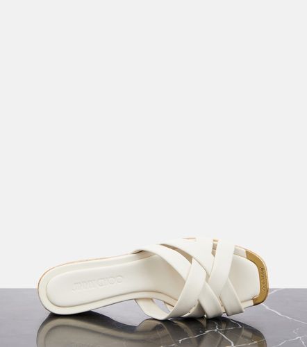 Jimmy Choo Mules Maribou 50 en cuir - Jimmy Choo - Modalova