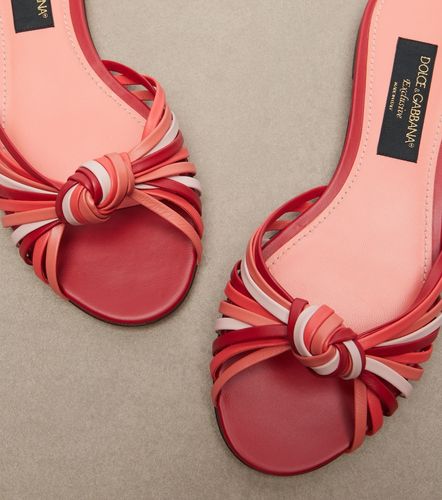 Mules Bianca 2.0 en cuir - Dolce&Gabbana - Modalova