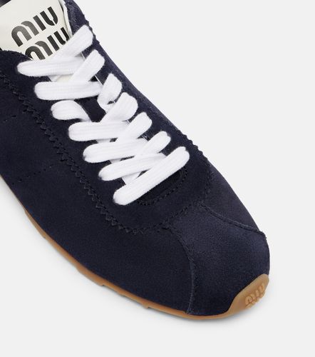 Miu Miu Baskets Plume en daim - Miu Miu - Modalova