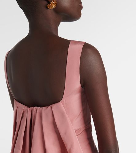 Robe longue en soie - Oscar de la Renta - Modalova