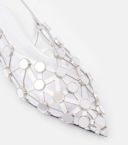 The Attico Ballerines Grid en cuir - The Attico - Modalova
