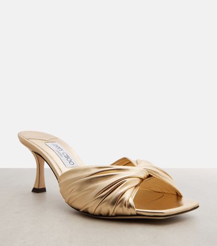 Mules Skye en cuir métallisé - Jimmy Choo - Modalova
