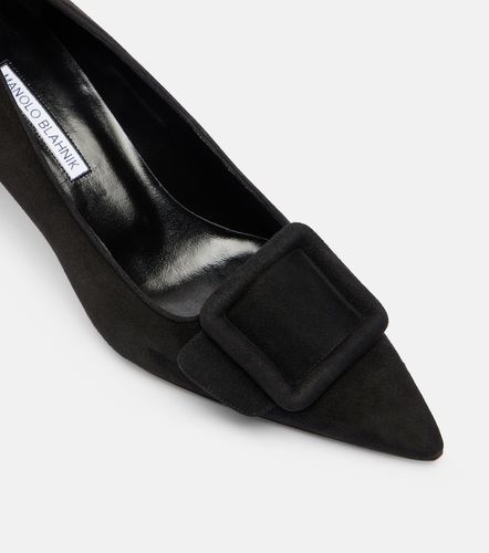 Escarpins Maysalepump 50 en daim - Manolo Blahnik - Modalova