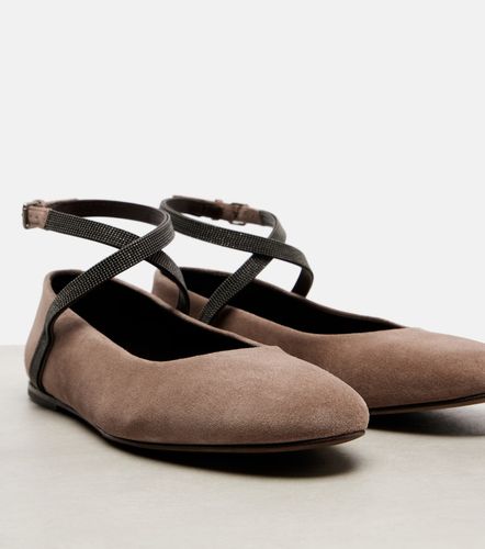 Ballerines Monili en daim - Brunello Cucinelli - Modalova