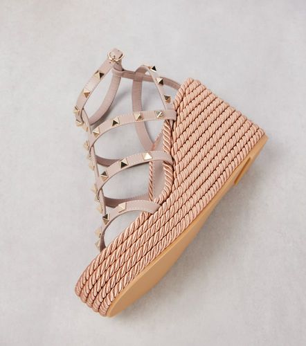 Sandales compensées en cuir - Valentino Garavani - Modalova