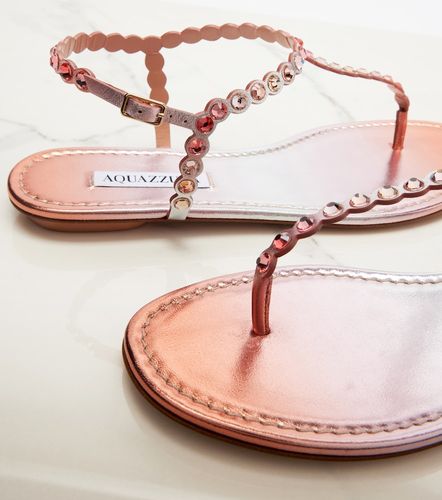 Sandales Tequila en cuir à ornements - Aquazzura - Modalova