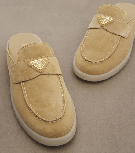 Prada Mules en daim - Prada - Modalova