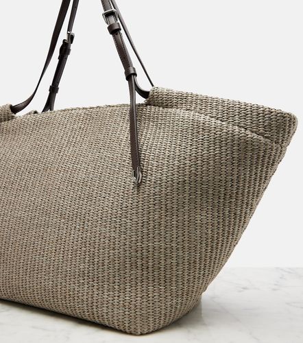 Cabas en raphia et cuir - Brunello Cucinelli - Modalova