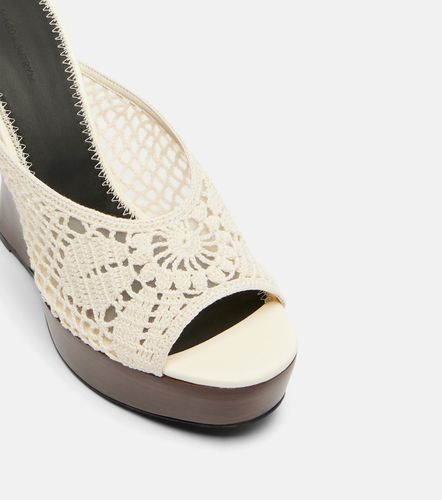 Mules compensées en crochet - Magda Butrym - Modalova