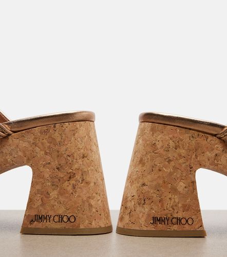 Jimmy Choo Mules à plateau Fayence - Jimmy Choo - Modalova