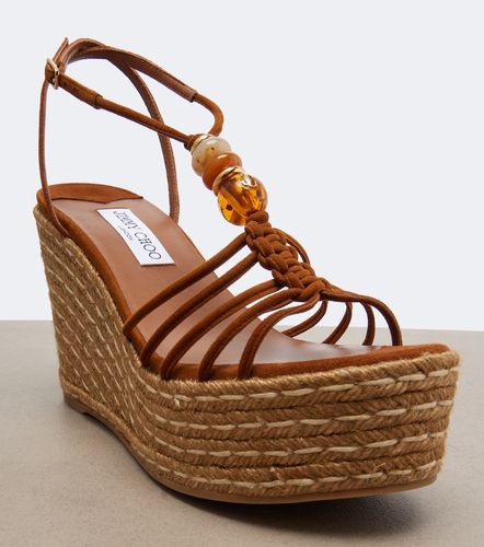 Sandales compensées Lemi en daim - Jimmy Choo - Modalova