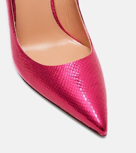 Escarpins Purist 105 en cuir embossé - Aquazzura - Modalova