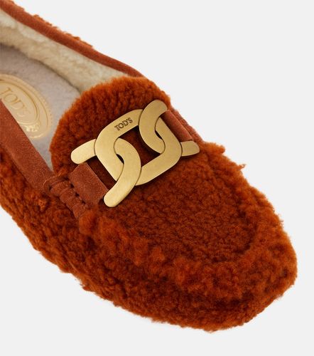 Mocassins en shearling à ornements - Tod's - Modalova