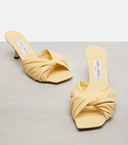Jimmy Choo Mules Skye Twist en cuir - Jimmy Choo - Modalova