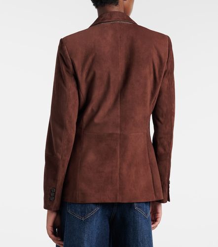 Blazer Monili en daim - Brunello Cucinelli - Modalova