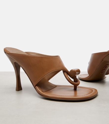 Loewe Mules Toggle 90 en cuir - Loewe - Modalova