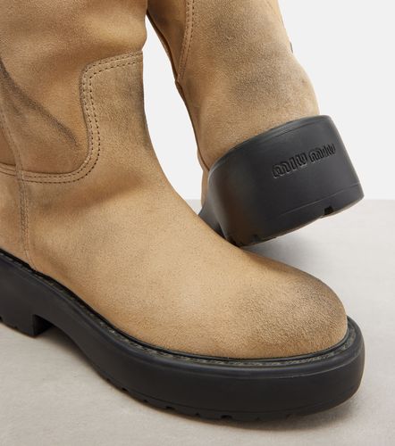 Miu Miu Bottes en daim - Miu Miu - Modalova