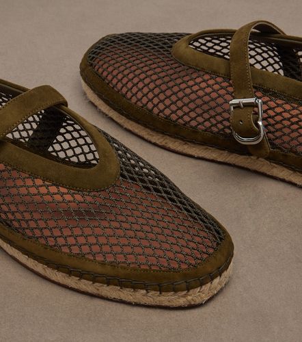 Alaïa Espadrilles en résille et daim - Alaia - Modalova