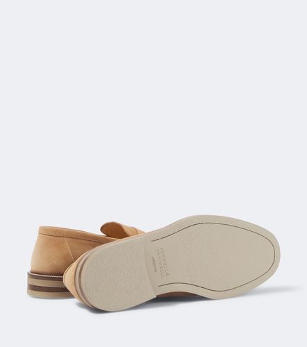 Mocassins en daim - Brunello Cucinelli - Modalova