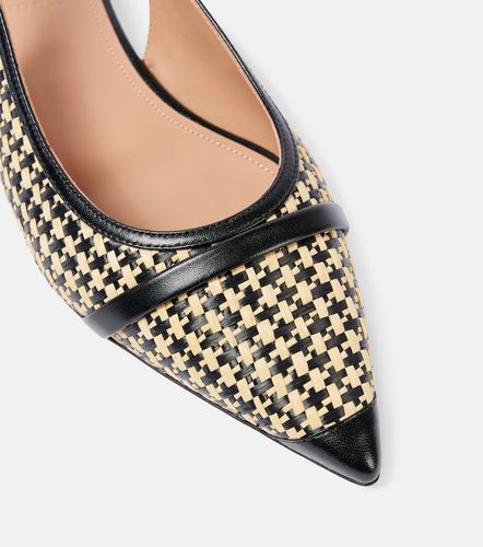 Ballerines Jama en raphia et cuir - Malone Souliers - Modalova