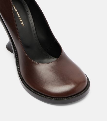 Escarpins compensées 95 en cuir - Dries Van Noten - Modalova