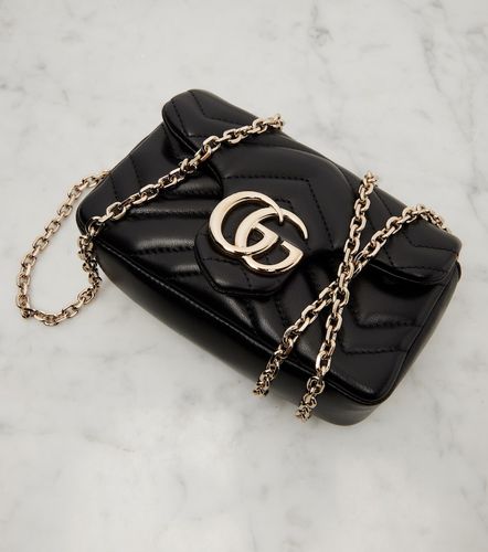 Sac GG Marmont Mini en cuir verni - Gucci - Modalova