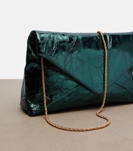 Pochette Medium en cuir métallisé - Dries Van Noten - Modalova