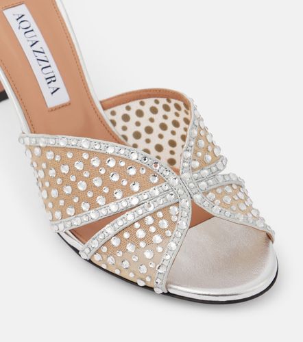 Aquazzura Mules Crystal Lover 75 - Aquazzura - Modalova