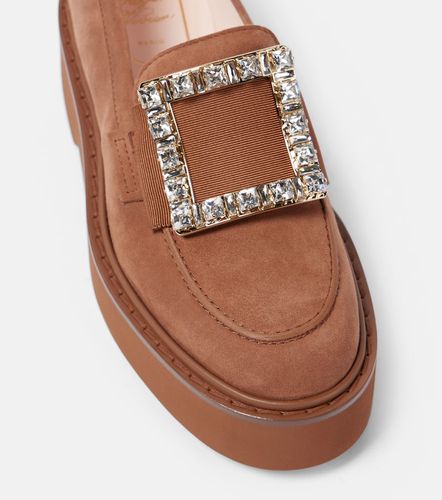 Mocassins Viv' Rangers à plateforme en daim - Roger Vivier - Modalova