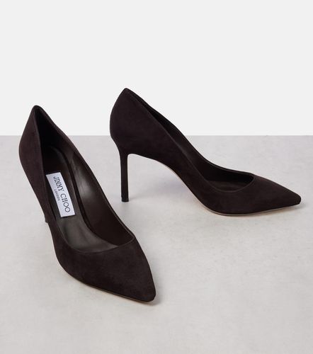 Escarpins Romy 85 en daim - Jimmy Choo - Modalova