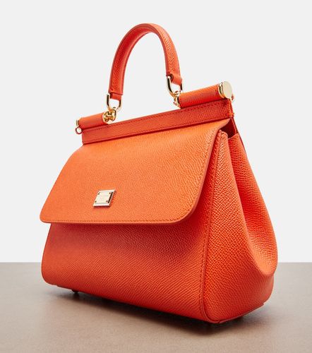 Sac à main Sicily Small en cuir - Dolce&Gabbana - Modalova