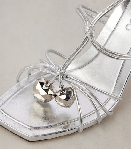 Sandales Jemma 90 en cuir métallisé - Jimmy Choo - Modalova