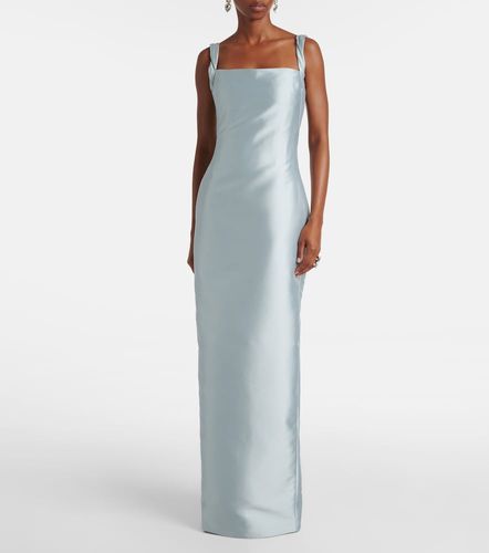 Marmar Halim Robe longue en satin - Marmar Halim - Modalova