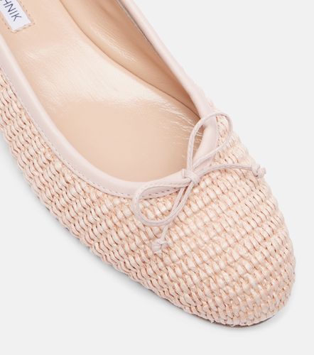 Ballerines Veralli en raphia - Manolo Blahnik - Modalova