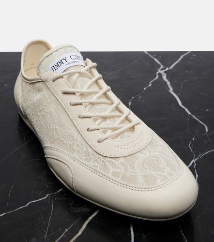 Baskets Sunny en dentelle et cuir - Jimmy Choo - Modalova