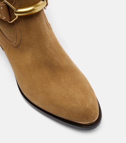 Bottes cowboy Mexia 35 en daim - Isabel Marant - Modalova