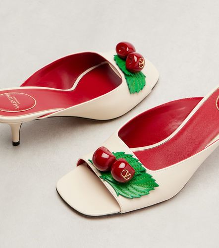 Mules Cherryfic en cuir - Valentino Garavani - Modalova