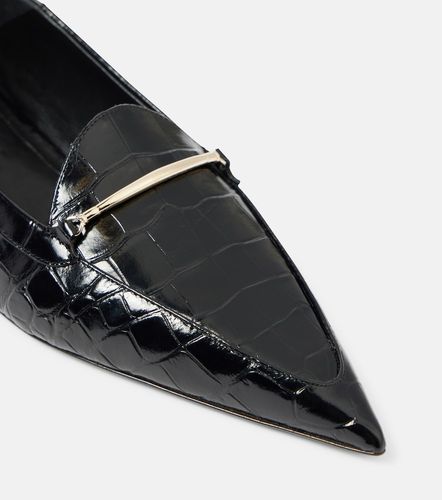Mocassins Morsetto en cuir façon croco - Victoria Beckham - Modalova