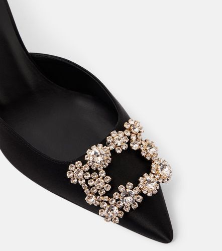 Mules Efflorescence 65 en satin - Roger Vivier - Modalova